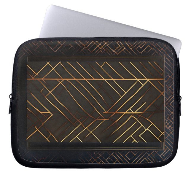 Capa Para Notebook TechGuard Pro: Eletrônicos Organizer Bag mais rece (Frente)