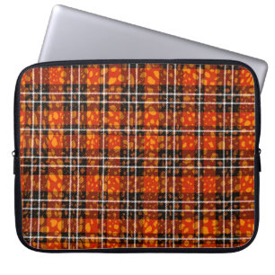 Capa Para Notebook Tecido de Arte Sem Costura de Xadrezes
