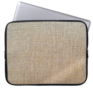 Capa Para Notebook Tecido de fundo castanho têxtil