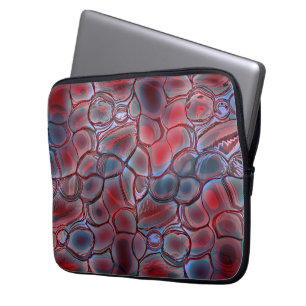 Capa Para Notebook Tecido de glóbulos vermelhos com reflexo leve ou i