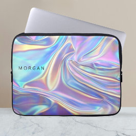 Capa Para Notebook Tecido Metálico Iridescente brilhante, Nome
