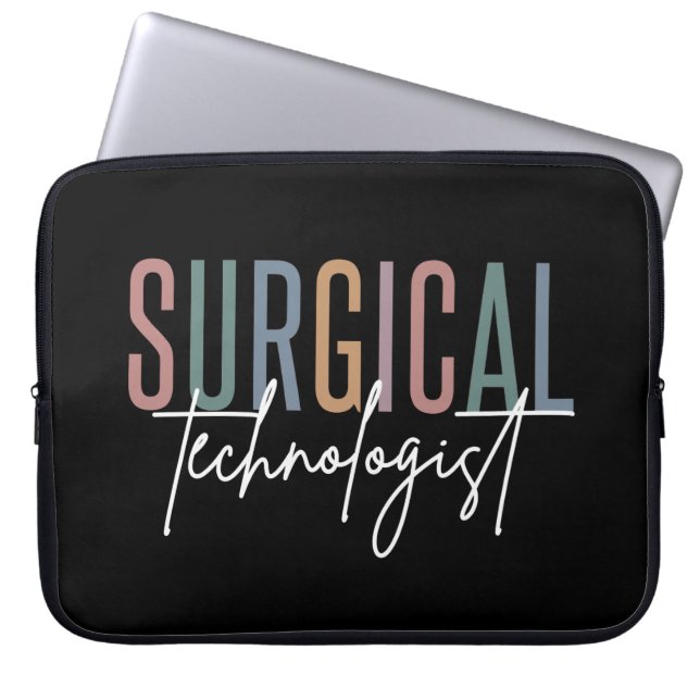 Capa Para Notebook Tecnologia cirúrgica Med Surg Tech Cirurgia (Frente)