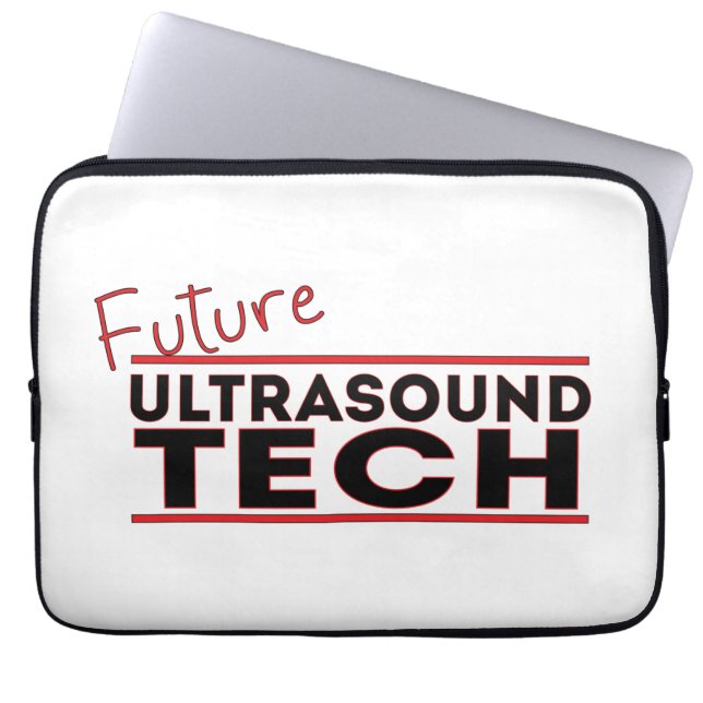 Capa Para Notebook Tecnologia de Ultrasom Futuro (Frente)