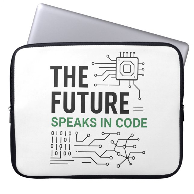 Capa Para Notebook Tecnologia Futura Codificada: Pegada Algorítmica d (Frente)