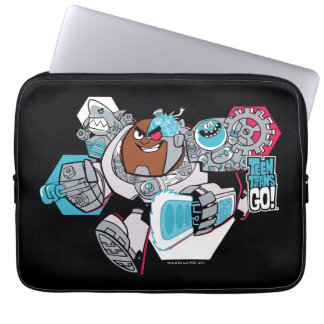 Capa Para Notebook Teen Titans Go! | Gráfico Arsenal de Cyborg