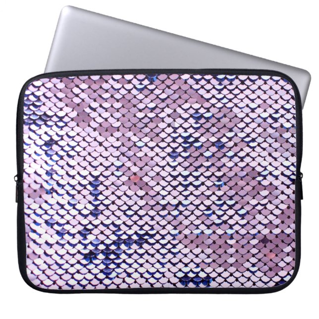Capa Para Notebook Tela vívida ultravioleta de sequências brilhantes. (Frente)