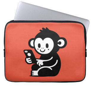 Capa Para Notebook Telefone do Macaco