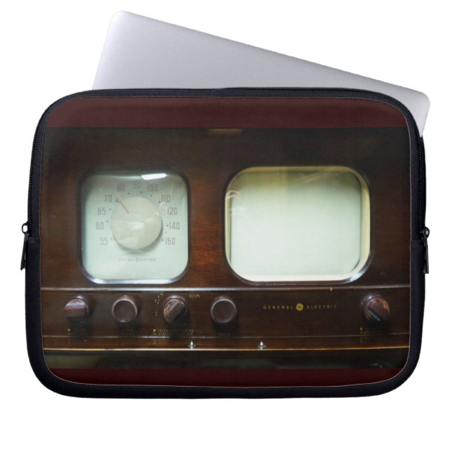 Capa Para Notebook Televisão e Rádio Antiquados (Frente)