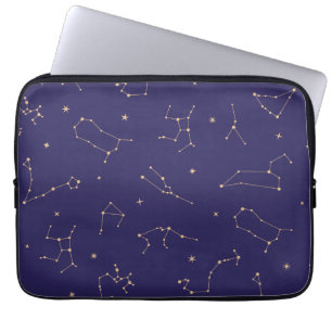 Capa Para Notebook Tema Celestial Dourado de Star Solareclipe