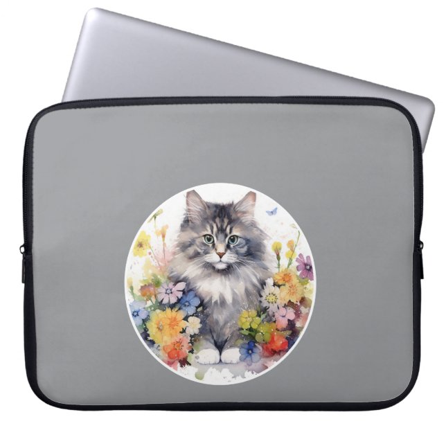 Capa Para Notebook Tema Gatinho Fofinho, Foto do Seu Pet (Frente)