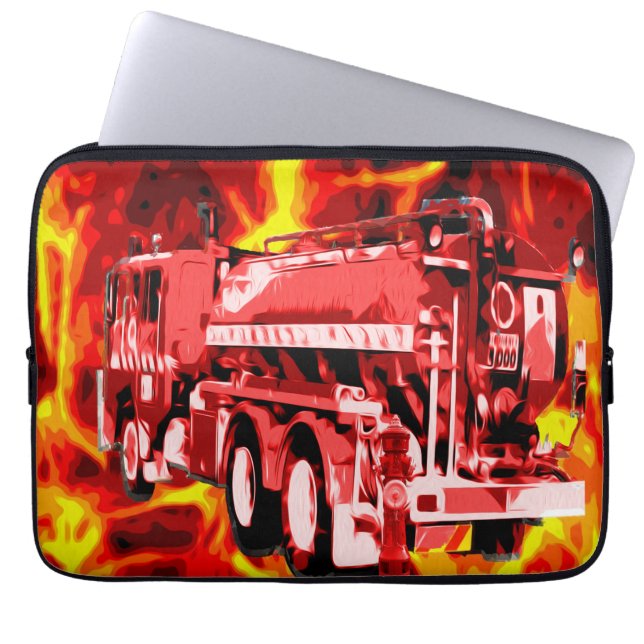 Capa Para Notebook Tempestade de Fogo, Bolsa de laptop (Frente)