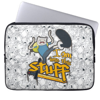 Capa Para Notebook Tempo de Aventura | Finn "I Am In This Stuff" (Est