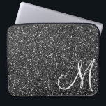 Capa Para Notebook Tendência do Monograma da Lâmpada Negra Chic<br><div class="desc">Este design pode ser personalizado na área fornecida pela alteração da foto e/ou do texto. Ou pode ser personalizado clicando em Personalizar este Modelo e, em seguida, escolhendo o clique para personalizar mais a opção e excluir ou alterar a cor do plano de fundo, adicionar texto, alterar a cor ou...</div>