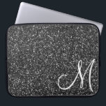 Capa Para Notebook Tendência do Monograma da Lâmpada Negra Chic<br><div class="desc">Este design pode ser personalizado na área fornecida pela alteração da foto e/ou do texto. Ou pode ser personalizado clicando em Personalizar este Modelo e, em seguida, escolhendo o clique para personalizar mais a opção e excluir ou alterar a cor do plano de fundo, adicionar texto, alterar a cor ou...</div>
