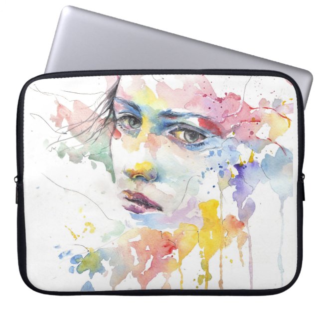 Capa Para Notebook tendência moda feminina de outono rainha da moda b (Frente)