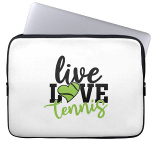 Capa Para Notebook Tênis Player Live Love Tênis