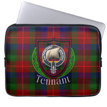 Tennant Scottish Clan Tartan and Crest 