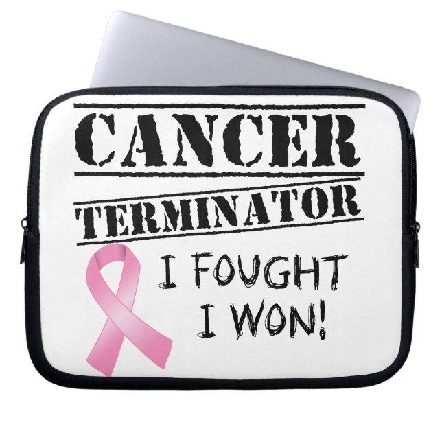 Capa Para Notebook Terminador de Cancer de mama (Frente)