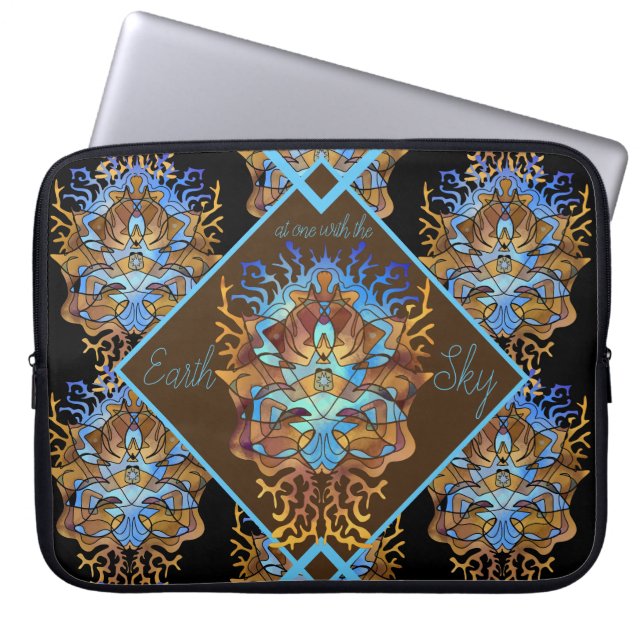 Capa Para Notebook Terra e Sky Mandala (Frente)
