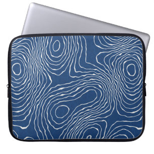 Capa Para Notebook Terra sem costura mapa topográfico mapa orgânico