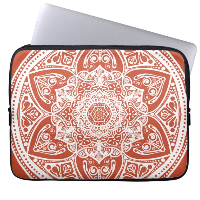 Capa Para Notebook Terracotta Mandala (Frente)