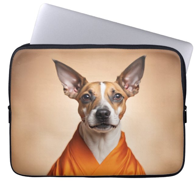 Capa Para Notebook Terrier Budista Brasileiro (Frente)