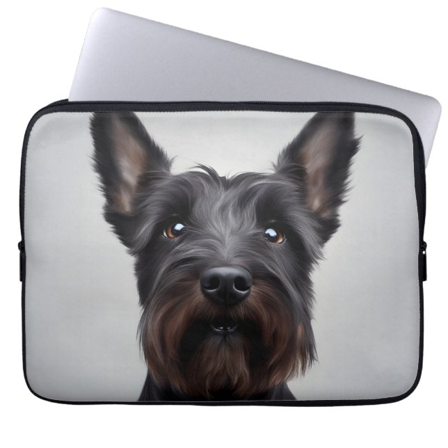 Capa Para Notebook Terrier escocês (Frente)