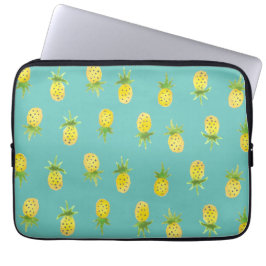 Capa Para Notebook Teste padrão 13" do abacaxi da aguarela a bolsa de