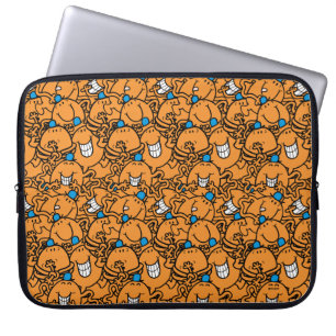 Capa Para Notebook Teste padrão alaranjado das cócegas do Sr. Agrad