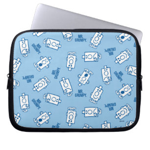 Capa Para Notebook Teste padrão azul do lance da emoção do Sr.