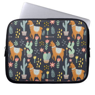 Capa Para Notebook Teste padrão bonito das alpacas