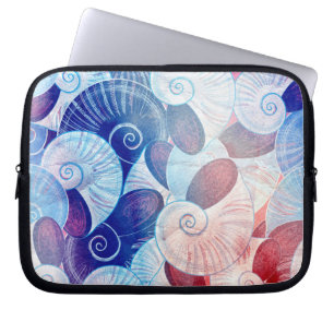 Capa Para Notebook Teste padrão da cena do Seashell