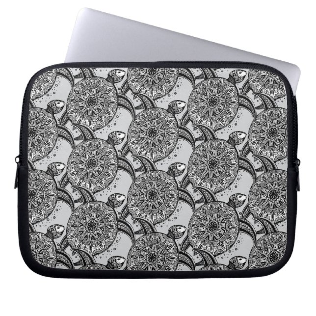 Capa Para Notebook Teste padrão da tartaruga do estilo (Frente)