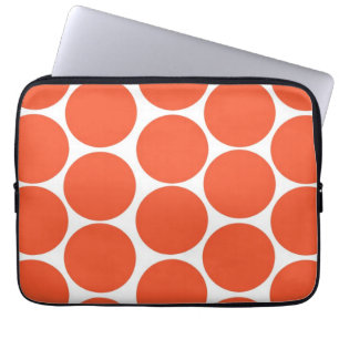 CAPA PARA NOTEBOOK TESTE PADRÃO DE BOLINHAS ALARANJADO DA MODIFICAÇ