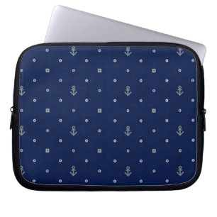 Capa Para Notebook Teste padrão de bolinhas da âncora