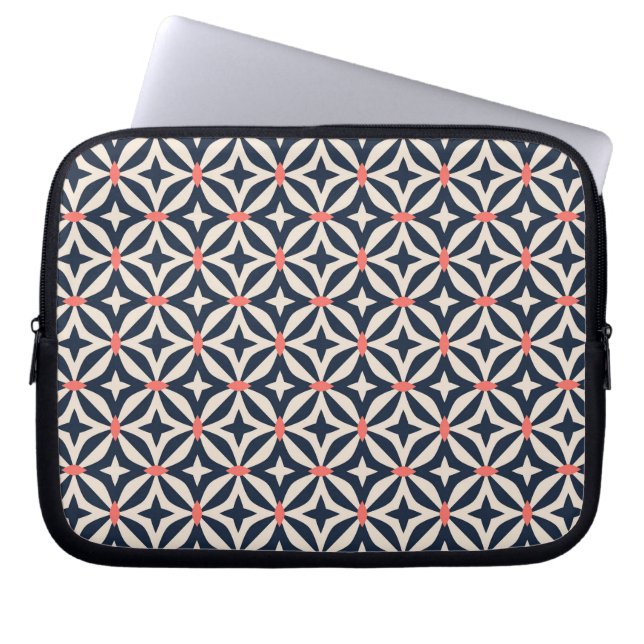 Capa Para Notebook Teste padrão de estrela geométrico (Frente)