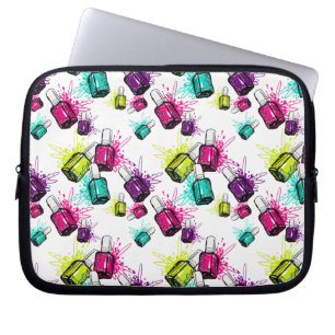 Capa Para Notebook Teste padrão de néon do verniz para as unhas