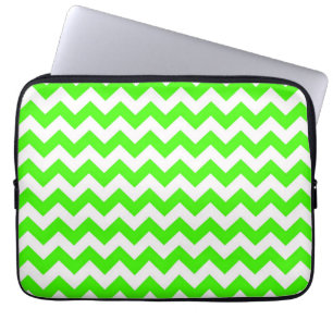 Capa Para Notebook Teste padrão de ziguezague branco de Chevron do