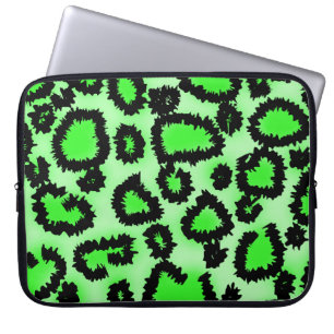 Capa Para Notebook Teste padrão do impressão do leopardo do preto e