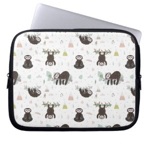 Capa Para Notebook Teste padrão doce sonolento da preguiça