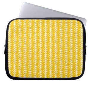 Capa Para Notebook Teste padrão Dourado tirado mão do trigo