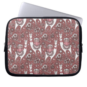 Capa Para Notebook Teste padrão engraçado dos lamas