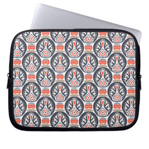 Capa Para Notebook Teste padrão floral da arte popular de Turquia