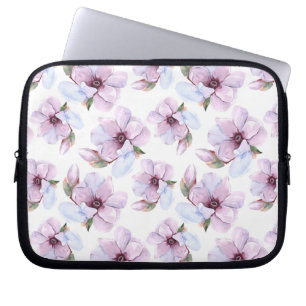 Capa Para Notebook Teste padrão floral romântico