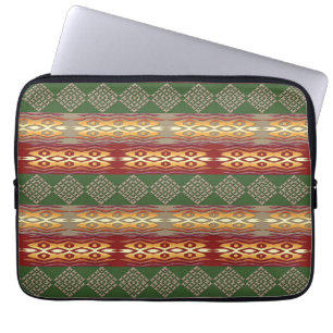 Capa Para Notebook Teste padrão listrado tribal africano étnico