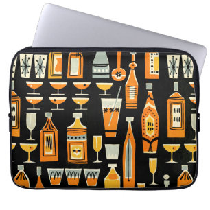 Capa Para Notebook Teste padrão moderno da vida nocturna do meio