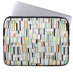 Capa Para Notebook Teste padrão moderno do meio século