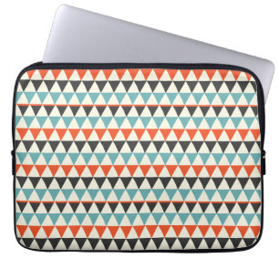 Capa Para Notebook Teste padrão moderno do triângulo do meio sécul