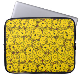Capa Para Notebook Teste padrão pequeno dos sorrisos do amarelo do