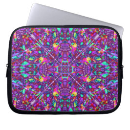 Capa Para Notebook Teste padrão roxo do Hippie da mandala